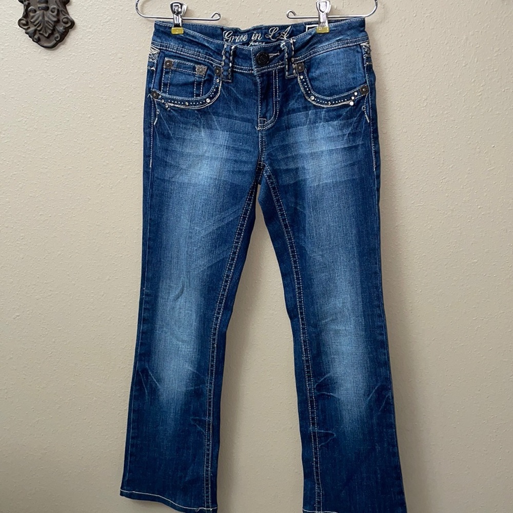 Grace Jeans, size 27/7. In excellent condition. 28 inseam.